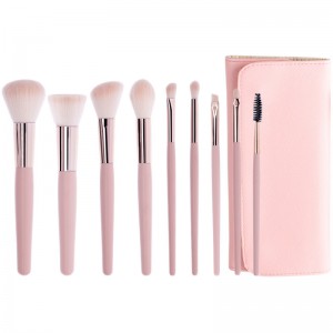 New Pink Makeup Tools Complete Make up Brush Set with Cosmetic Bag