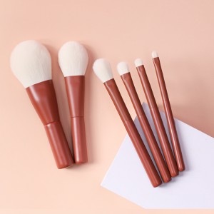 Factory Customize Beauty Tools Premium Synthetic Hair Powder Eyeshadow Mini Makeup Brush Set
