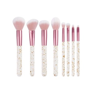 2022 Professional Cosmetic Tools Vegan Travel Makeup Brush Set Private Label Custom Logo Natural Pink Makeup Kit