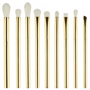 Customize Premium Makeup Brush Set 13Pcs Metal Handle Synthetic Cream Powder Foundation Eyeliner Cosmetics Tools