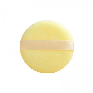 Creamy Soft Makeup Pure Powder Puff Body Makeup Tool Velvet Satin Cosmetic Flocking Powder Sponge Puff Non Latex