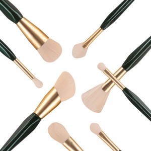 OEM 8pcs Professional Brush Set Synthetic Hair Kabuki Powder Eye Shadow Makeup Brushes