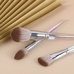 OEM ODM Makeup Brushes 12Pcs Premium Vegan Hair Powder Foundation Blush Eye Cosmetic Brush Set