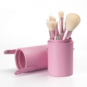Amazon new Pu Leather Makeup Brush Tube Travel Brushes Case Bag