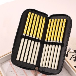 Nail Art Tools New Multi-ribbed Handle 12Pcs Quality Nylon Hair Pulling Light Therapy Nail Brushes with Bag