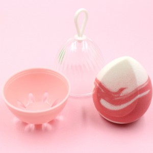 Best Sell Makeup Sponge Private Label Cosmetic Puff Non Latex Beauty Blender with Holder