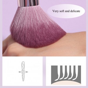 2022 Purple Make up Brush Set Soft Vegan Foundation Powder Eyeshadow Cosmetics Tool