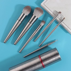 Customized Professional 9 Soft Beauty Tools Soft Cruelty Free Foundation Blush Eyeshadow Makeup Brush Set