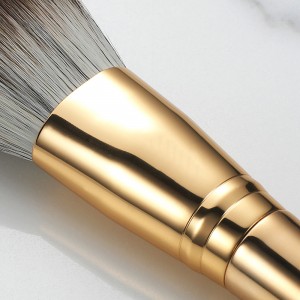 Wholesale Premium Makeup Brushes Set 8Pcs Luxury Golden Vegan Hair Powder Foundation Eye Shadow Beauty Tools