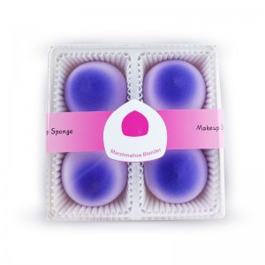 Private Label Cosmetic Sponges 4pcs Makeup Sponge Set Non Latex Marshmallow Beauty Makeup Sponge Puff