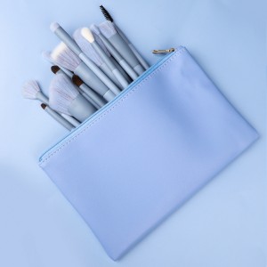 New Fashion Makeup Kit Professional 13Pcs Blue Powder Blush Eyelash Cosmetic Brush Set