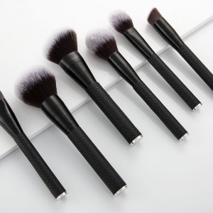 Wholesale Beauty Accessories Custom Logo Black Cosmetics Brushes for Face Eye Lip Makeup