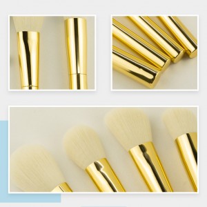 Customize Premium Makeup Brush Set 13Pcs Metal Handle Synthetic Cream Powder Foundation Eyeliner Cosmetics Tools