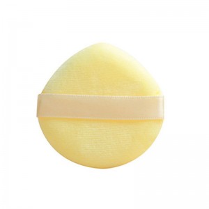 Creamy Soft Makeup Pure Powder Puff Body Makeup Tool Velvet Satin Cosmetic Flocking Powder Sponge Puff Non Latex