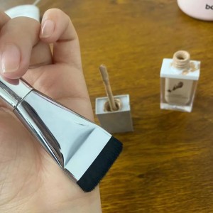 Factory Custom Flat Top Kabuki Foundation Brush Premium Synthetic Hair Concealer Face Makeup Tool