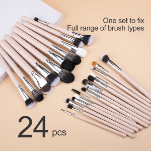 OEM 24pcs Professional Makeup Brush Set Premium Synthetic Foundation Loose Powder Concealer Eyeshadow Make up Brushes