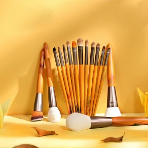 Professional Customize 15pcs Makeup Brush Sets Beauty tools for Liquid Foundation Cream Powder