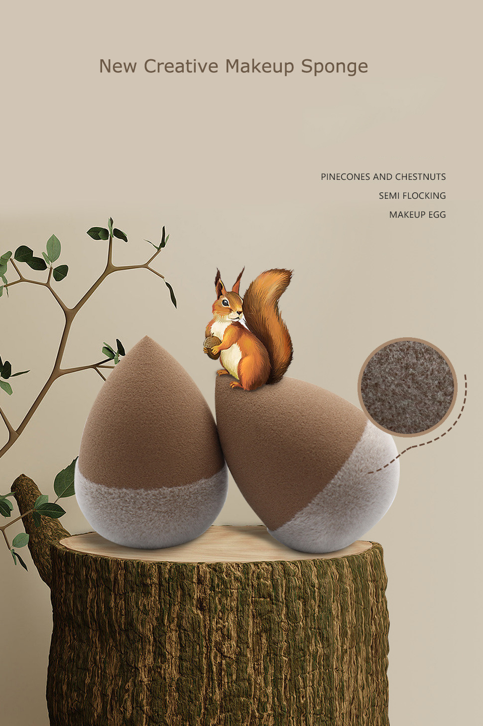 microfiber velvet makeup sponge