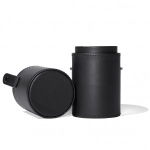 Private label China 12pcs Black makeup brush set with natural hair and synthetic hair