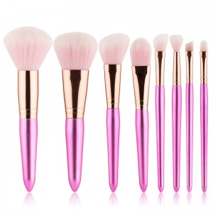 Top quality China brushes 8pcs colorful makeup brush set