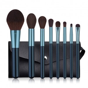 OEM ODM Cosmetic Brushes 8pcs Soft Synthetic Hair Powder Eyebrow Lipstick Makeup Tools