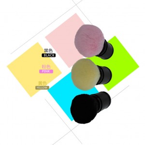 China Retractable Makeup Brush with private label