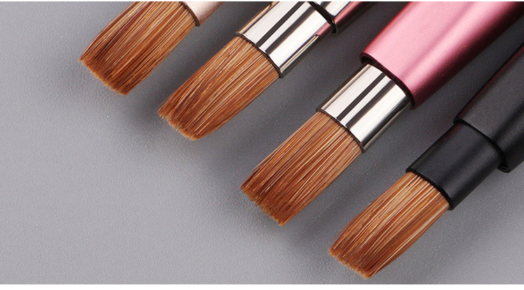 portable telescopic cosmetic lip brush