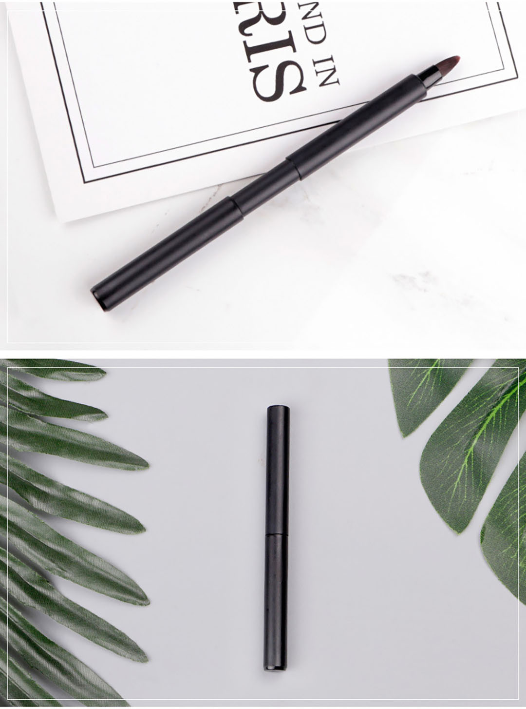 portable telescopic lip brush