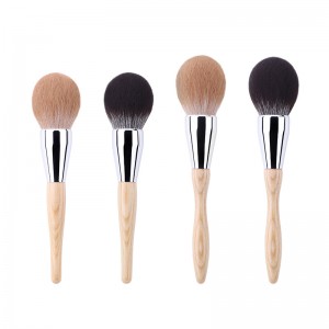 Wholesale Large Powder Single Makeup Brush Fluffy Bristles Private Label Loose Powder Setting Brush