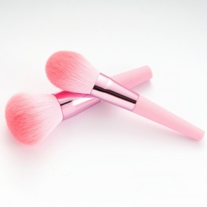 New Custom 9PCS Sweet Pink Make Up Brushes Set Soft Synthetic Hair Powder Kabuki Blush Cosmetic Tools