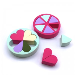 Customize New Design Makeup Sponge Powder Puff Scalloped Round Eight Cut Platter Sponge Cosmetic Puffs