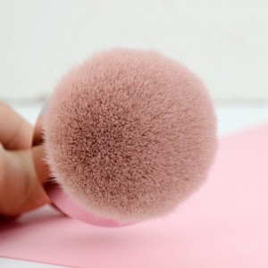 New Creative Facial Single Kabuki Makeup Brush Customize Synthetic Hair Loose Powder Blush Brush Tool
