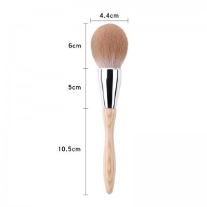 Wholesale Large Powder Single Makeup Brush Fluffy Bristles Private Label Loose Powder Setting Brush