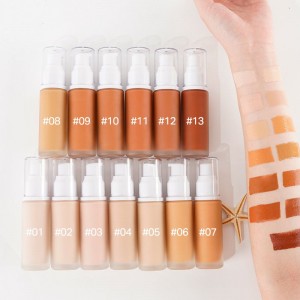 Private Label Waterproof Full Coverage Makeup Liquid Foundation