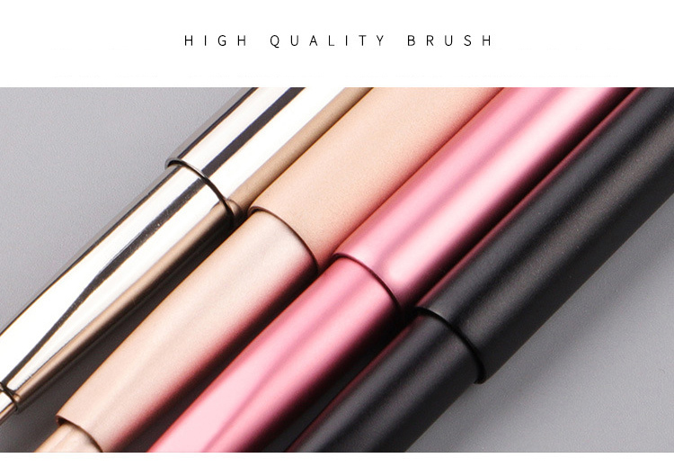 retractable lip makeup brush