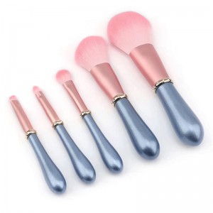 5pcs new design makeup brush set mini travel brush