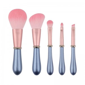 5pcs new design makeup brush set mini travel brush