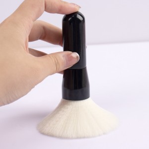 Private Lable Single Makeup Brushes Soft Vegan Hair Large Powder Brush Angled Blending Blush Brush