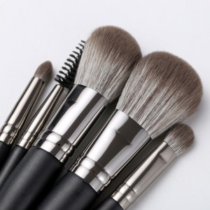 Portable Travel Makeup Collection Cruelty-free Beauty Tool 5Pcs Mini Makeup Brush Set with Case