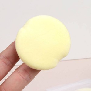 Creamy Soft Makeup Pure Powder Puff Body Makeup Tool Velvet Satin Cosmetic Flocking Powder Sponge Puff Non Latex