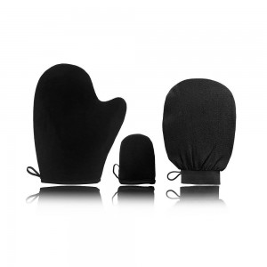 Hot Sales 4Pack Self Tanning Mitt Applicator Kit Set Exfoliating Glove with Self Tanner Mitt Lotion Applicator