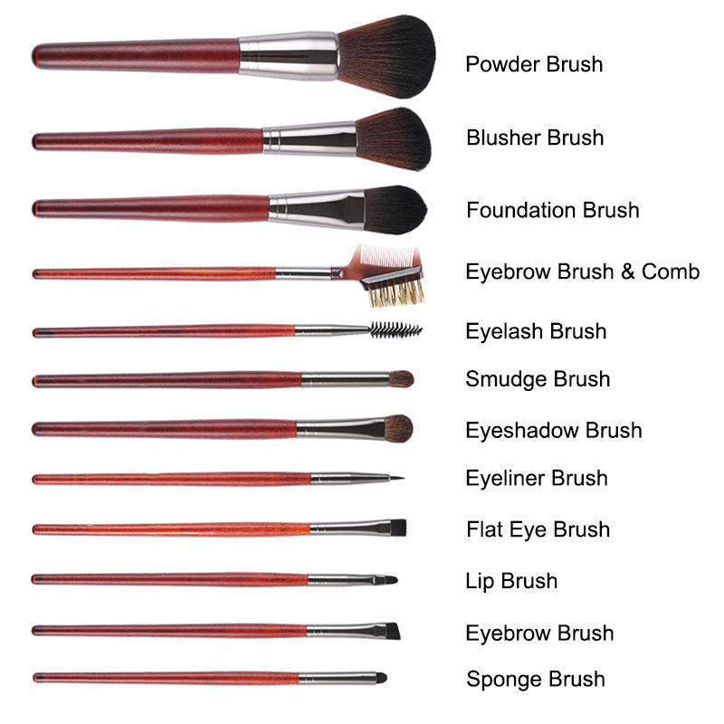 timber 12pcs makeup brush