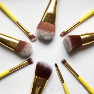 9pcs Make up brushes private label sets custom kabuki set makeup brush