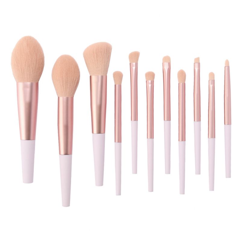 vegan hair makeup brush set