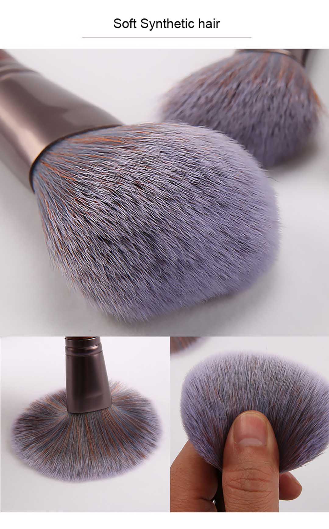 vegan hair makeup brushes