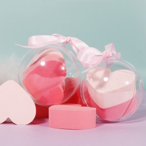 Cosmetics Sponge Puff Heart-shaped Makeup Sponge Facial Foundation Liquid Powder Beauty Blender