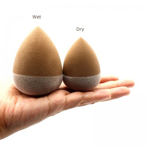 OEM New Lovely Semi Microfiber Velvet Beauty Sponge Non Latex Makeup Blender Puffs