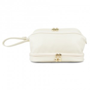 Wholesale PU Leather Women Cosmetics Bag Large Capacity and High Quality Waterproof Makeup Package