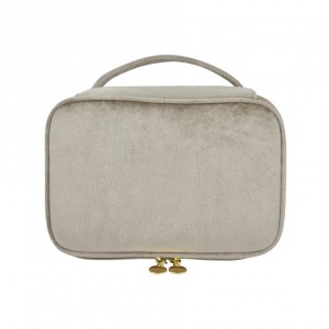 Hot Selling Velvet Cosmetics Makeup Brush Storage Bag Portable Travel Case Small Cosmetic Bag