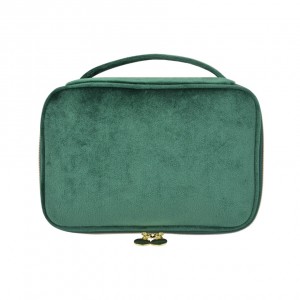 Hot Selling Velvet Cosmetics Makeup Brush Storage Bag Portable Travel Case Small Cosmetic Bag